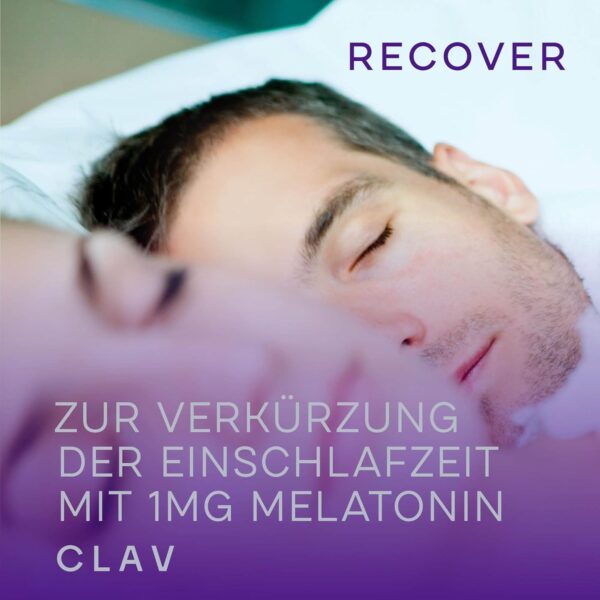 N°6 RECOVER Schlafmittel pflanzlich - Melatonin hochdosiert mit L-Tryptophan, Baldrian, Passionsblume, Hopfen, Melissenextrakt - Einschlafhilfe Erwachsene - 60 Melatonin Kapseln – Bild 2