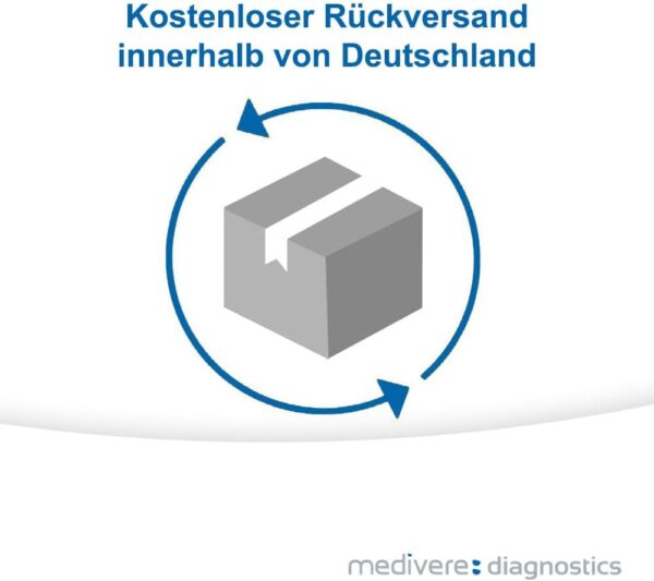 medivere Melatonin Plus Speicheltest - Bestimmung von Melatonin durch 3 Probenauswertungen um 20:00/00:00/2:00 Uhr – Bild 4