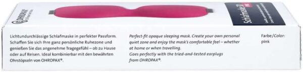 Ohropax Schlafmaske 3D pink, 1er Pack (1 x 1 Stück) – Bild 3