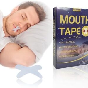 Mouth Tape for Sleeping, 120 Stück Mundpflaster Schlafen und Mund Tape Schlaf Anti Schnarch, Schnarchpflaster Hilft Gegen Schnarchen Sleep Tape, Schnarchstopper für Weniger Mundatmung