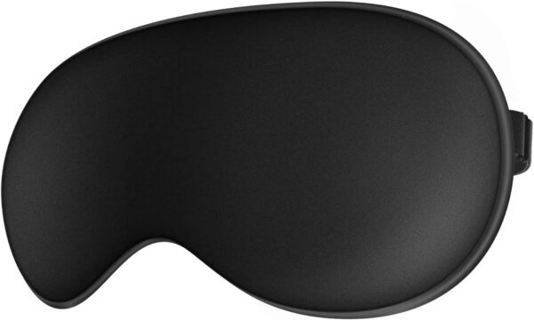 Schlafmaske, JEFlex Natural Seide Schlafbrille Augenbinde Augenmaske mit Verstellbarem Gurt