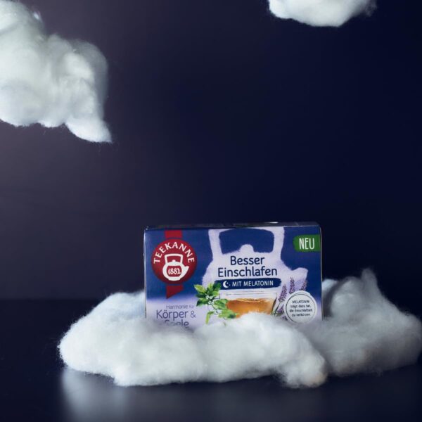 TEEKANNE Besser Einschlafen Kräutertee mit Melatonin, 10 Packungen x 18 Beutel (10x 30,6g) – Bild 4