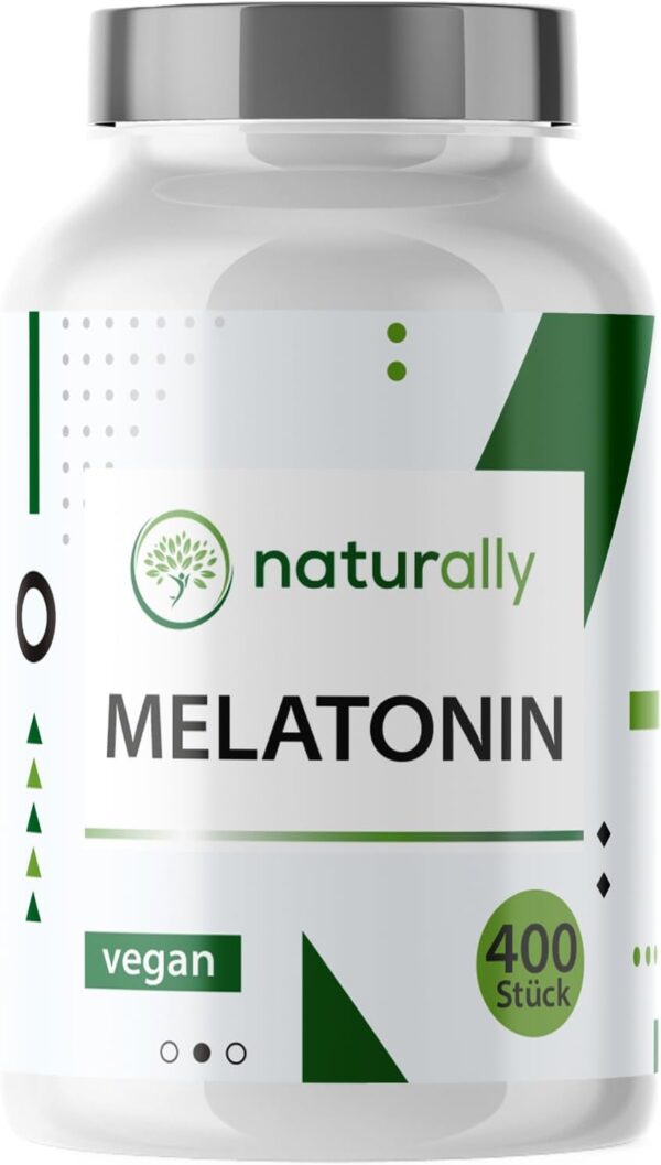naturally Melatonin Tabletten [400 Stück] – bioaktive 0,5mg Melatonintabletten hochdosiert, vegan, ohne Zusätze, Schlaftabletten – Bild 8