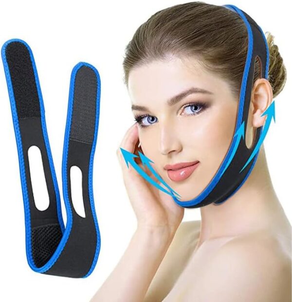 AYNKH Anti Schnarchen Kinnriemen, Antischnarch Band, Schnarchstopper Anti Schnarchen Verbessern Sie Ihren Schlaf (Mit 2 Pcs Anti Schnarch Nasenclip & 10 Pcs Anti-Schnarch-Pflaster) – Bild 7