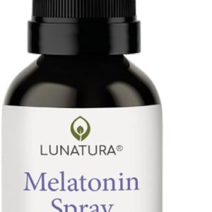 Lunatura Melatonin Spray - mit Lavendel, Baldrian und Passionsblume - 0,5 mg Melatonin pro Tagesdosis - 30 ml - 240 Anwendungen
