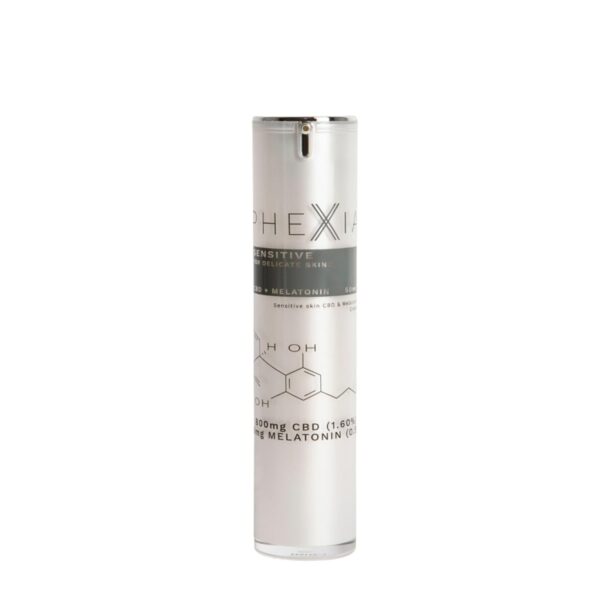 „NEU: Phexia® ‚Sensitive‘ Creme für empfindliche Haut mit CBD (800 mg) und Melatonin (250 mg) – 50 ml … – Bild 2