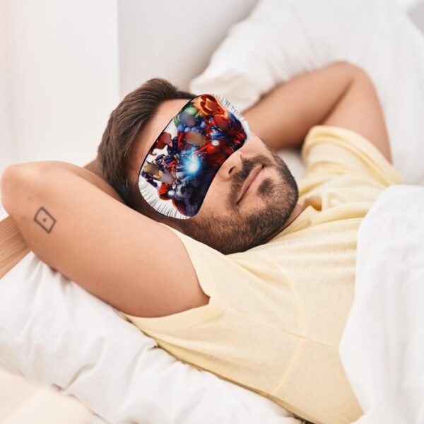 Schlafmaske Kinder, Hochwertige Augenmaske Schlafmaske Cartoon Design Sleeping Mask Weich und hautfreundlich, Einstellbar, für Verbessern sie die Schlafqualität, Eye Cover für Jungen Mädchen – Bild 5