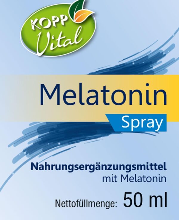 KOPP Vital® Melatonin Spray | 1 x 50 ml | rund 330 Sprühstöße | ohne Alkohol Passionsfrucht-Aroma | Vegan – Bild 2