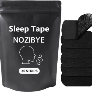 Nozibye Mouth Tape, Mundpflaster Schlafen für den Schlaf - 30 Stück Mouth Tape for Sleeping