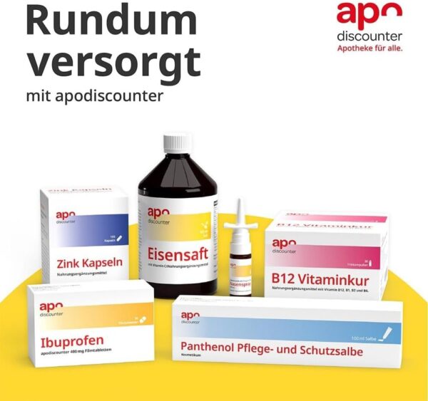 apodiscounter Schlaftabletten Diphenhydramin 50 mg - Effektive Hilfe zum Einschlafen und bei Durchschlafstörungen - 20 Stück – Bild 4