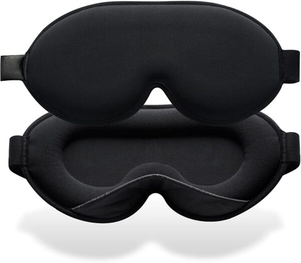 Umisleep Schlafmaske, Memory-Schaum-Schlafmaske für Damen und Herren, 3D-konturierte Cup-Augenmaske, 100 Blockout, All-Light-Schlafmaske für Reisen, Nickerchen, Yoga, Unisex