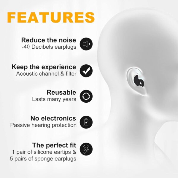 OhrstöPsel zum Schlafen, OhrenstöPsel für die Nacht, 12Pcs Earplugs for Sleeping – Bild 5