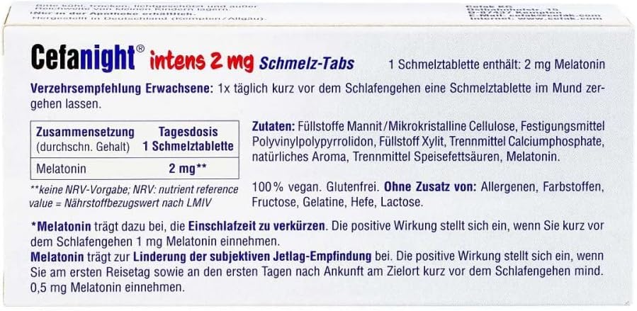 Cefanight Intens 2 Mg Schmelz-tabs 60 stk – Bild 3