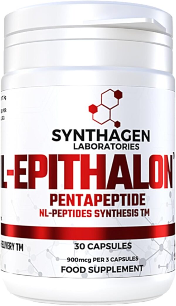 SYNTHAGEN LABORATORIES - NL-EPITHALON - PENTAPEPTID - Zur Verlangsamung des Alterns - Zur Verbesserung der Schlafqualität und der circadianen Rhythmen - Anti-Aging-Peptide - Antioxidative Wirkung