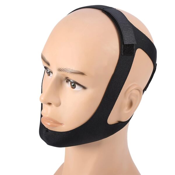 Anti schnarch band, anti schnarch maske Schnarchstopper anti schnarch pflaster anti snoring device, Anti Schnarch Kinnriemen Anti Schnarchgurt Backenstütze Anti Apnoe Lösung Schlaf – Bild 3