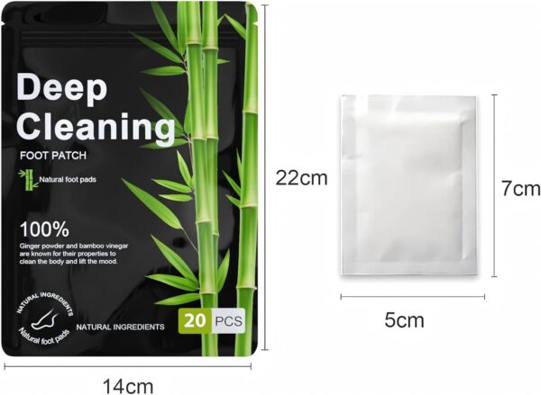 Freshmagis Entgiftungspflaster Füße, Ultra detox pflaster füsse entgiftung, Detox Fußpflaster zur Entgiftung für besseren Schlaf, rein natürliche fusspflaster zum entgiften - 20Stück – Bild 6