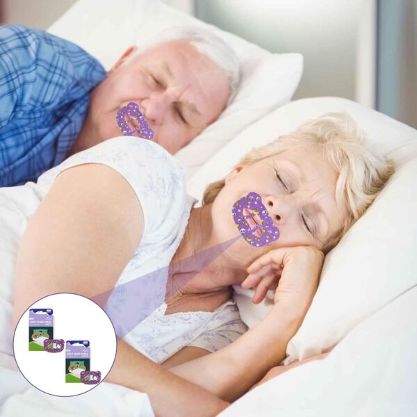60 Stück Mundpflaster Schlafen,Anti Schnarch Mouth Tape gegen Schnarchen,Mundtapes zum Schlafen,Mundband für Nasenatmung, Lösung für Mundatmung im Schlaf,Mund Tape für Besseren Schlaf&Atemgewohnheiten – Bild 6