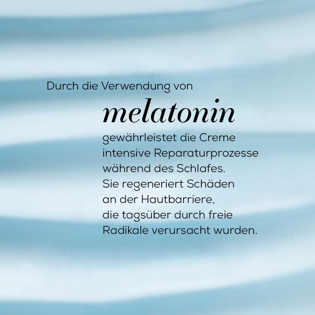 YONELLE FORTEFUSION Nacht Gesichtscreme Damen Mit Melatonin und Hyaluronsäure - Face Care für alle Hauttypen - Gesichtspflege Müde, mit Alterserscheinungen - Hyaluron Creme Gesicht - Nachtcreme 55ml – Bild 3