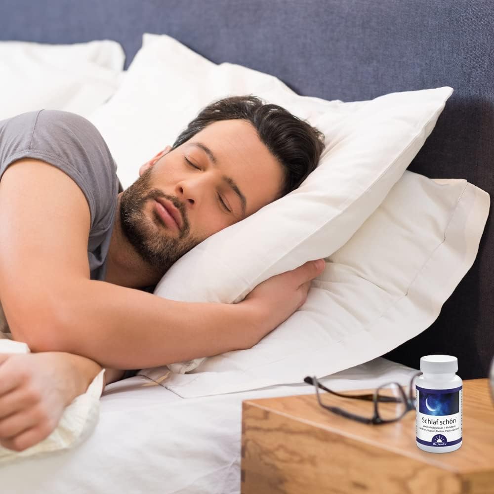 Schlaf schön¹ I für eine verkürzte Einschlafzeit¹ I mit Melatonin und natürlichem Magnesium aus dem Meer I mit 5 Pflanzenextrakten: Baldrian, Melisse, Passionsblume, Lavendel und Hopfen – Bild 5