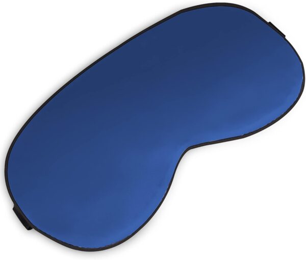 Schlafmaske, superweiche Augenmasken mit verstellbarem Riemen, leichte, bequeme Augenbinde, perfekte Lichtblockierung für Männer und Frauen (Netzrot Grün、Dunkelgrün、Marineblau) – Bild 3