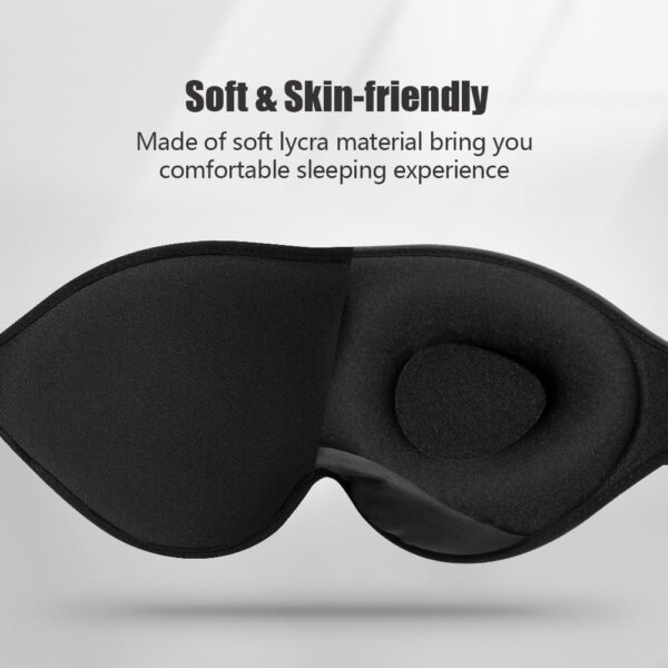 onaEz 2024 Verbesserte Schlafmaske und Augenmaske für Frauen Herren, Bequeme Atmungsaktive Schlafmasken aus 3D-konturiertem Weichem Material,100% Lichtblockierende Schlafbrille Damen Bequem für ASMR – Bild 2
