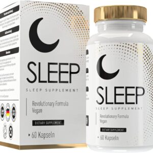MELATONIN EINSCHLAF KAPSELN mit Soforteffekt - Baldrian und Kamillenblüten - hochdosiert und laborgeprüft - MVN®