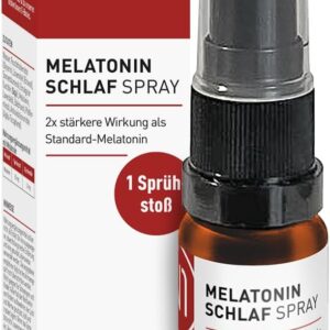 N1 Melatonin Schlaf Spray - Studie belegt: hilft dir 3x schneller als Standard Melatonin - 71 Tage Vorrat - Melatonin Einschlafspray mit Baldrian & Lavendel, 10 ml VirX