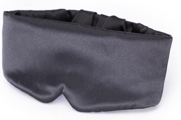 Kitsch Verdunkelungs-Satin-Schlafmaske, weicher als echte Maulbeerseide, weiche druckfreie Augenbinde für geschwollene Augen mit verstellbaren Trägern, gewichtete Augenmaske zum Schlafen, für Damen – Bild 6