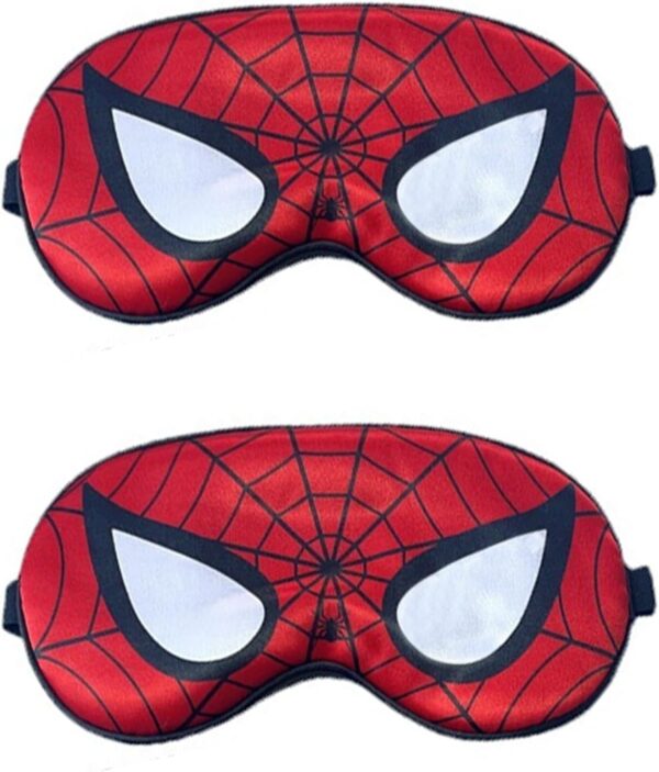 VIDSTW 2 Stück Hochwertige Maulbeerseide Schlafmaske Kinder, Augenmaske Schlafmaske Cartoon Design Sleeping Mask Weich und hautfreundlich, Einstellbar, für Verbessern sie die Schlafqualität