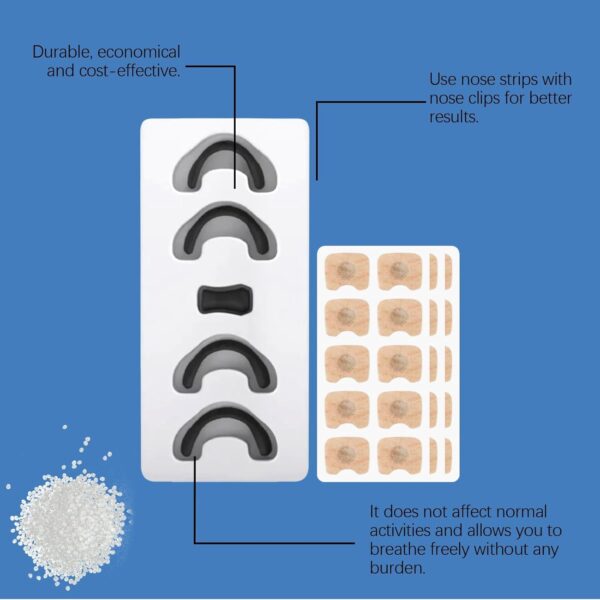Nasenpflaster schnarchen, 30er Pack Schnarchstopper Pflaster, schnarchstopper, anti schnarch, nose strips, nasenstrips, Schnarch-Pflaster, Zum Schlafen und Sport, Verbesserung der Atmung (30) – Bild 5