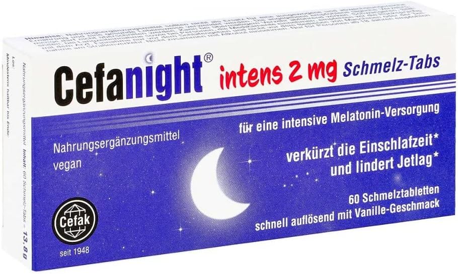 Cefanight Intens 2 Mg Schmelz-tabs 60 stk