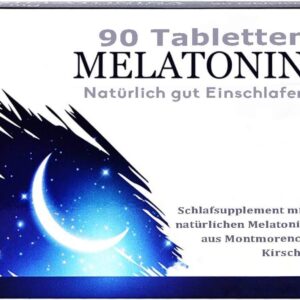 Montmorency Sauerkirsche Extrakt, 90 Tabletten, natürliches Melatonin - Gute Nacht Einschlafhilfe, Einschlafen, Schlafmittel, Schlaftabletten