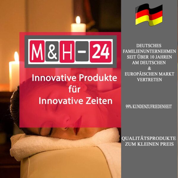 M&H-24 Wärme Pflaster für Rücken, Schulter und Nacken - 20er Pack Selbstklebende Wärmekissen, Rückenwärmer, Bodywärmer und Körperwärmer 8h – Bild 7