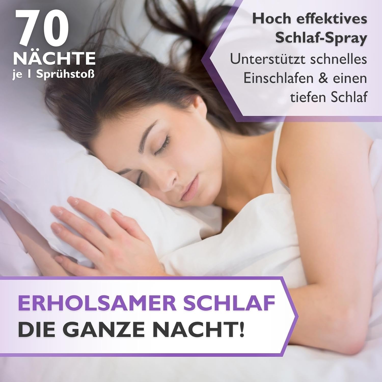 CODE VITAL® Melatonin RELAX Spray | Studiengeprüft an deutschen Universitäten | Mit Booster-Schlaf-Technologie | Hochdosiert | Qualität aus Deutschland | 10 ml 70 Anwendungen – Bild 2