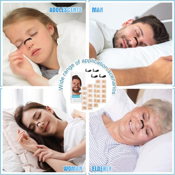 Anti Schnarch Nasenspreizer,60 PCS Magnetic Nose Strip Magnetische Nasenpflaster Effektive Nasenstrips Gegen Schnarchen Magnetic Breathing Nasal Strip Nasenpflaster Schnarchen für Besser Atmen Stein – Bild 7