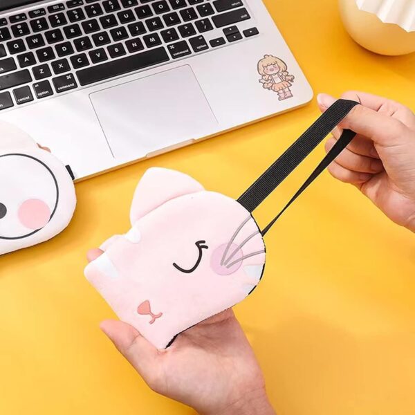 Schlafmaske Kinder Schlafmaske Kätzchen 2 Stücke Weiche Schlafbrille mit Verstellbaren Trägern Katz Sleeping Mask Für Frauen Kinder Mädchen Damen Schlafen, Nickerchen Machen, Reisen, Im Flugzeug – Bild 3