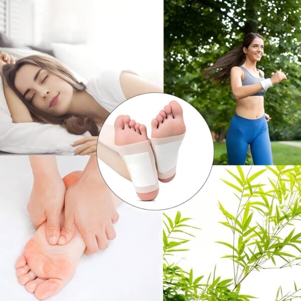 Freshmagis Entgiftungspflaster Füße, Ultra detox pflaster füsse entgiftung, Detox Fußpflaster zur Entgiftung für besseren Schlaf, rein natürliche fusspflaster zum entgiften - 20Stück – Bild 5