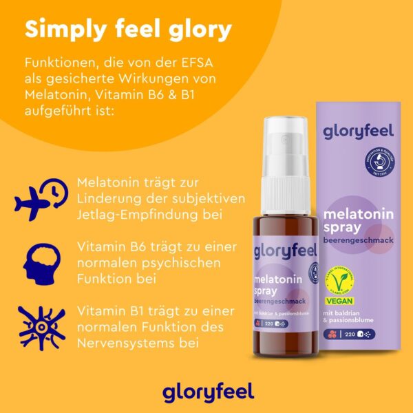 Melatonin Spray Beere - Premium: 5-fach höher dosiert* für 220 Tage + Passionsblume, Baldrian, Melisse, Lavendel, Vitamin B6 & B1 - Sleep Spray ohne Alkohol, Zuckerfrei und Vegan – Bild 5