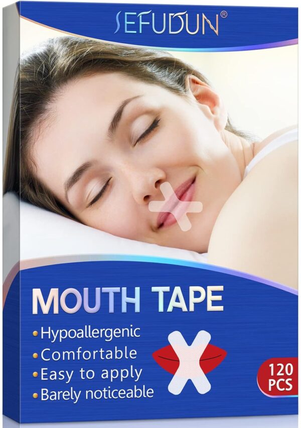 Mouth Tape For Sleeping 120 Pcs Mundkleber Nacht Mundpflaster Schlafen Schnarchpflaster Und Anti Schnarch Pflaster Schnarchstopper Mund Tape Schlaf für Schnarchen Verhindern Besser Schlafen Und Atmen