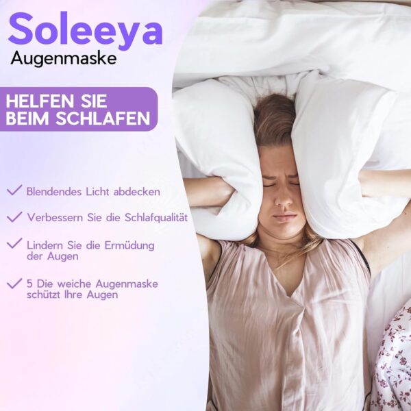 Soleeya 6 Stück Schlafmasken Set, Schlafmaske Kinder Schlafmaske Weich Plüsch Süße Schlafmaske Mädchen Bequem Plüsch Augenmaske Schlafmaske Lustig Schlafmasken für Kinder Mädchen – Bild 5