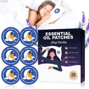 Sleep patches, tiefschlafpflaster für erwachsene,super patch,schnell wirkende Inhaltsstoffe, ganz natürliche schlafpflaster zum durchschlafen, 28er packung -lavendel