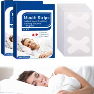 Mouth Tape for Sleeping,120 Stück Mundpflaster Schnarchen,Anti-Schnarch Schnarchstopper Mundtape Schlaf für Hilft Gegen Schnarchen, Entwicklung der Gewohnheit der Nasenatmung