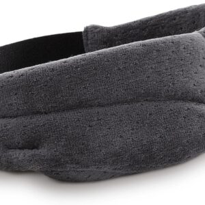 TEMPUR Schlafmaske für Damen und Herren, blickdichte verstellbare Schlafbrille für tiefe Entspannung, Grau