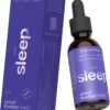 Smart Foodies Functional Smart Sleep – Melatonin Tropfen 1mg mit Zink, Baldrianwurzel, GABA, Melisse & Tryptophan, Einschlafhilfe, Vegan, Ohne Alkohol & Süßstoffe, Natürliche Schlafqualität