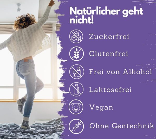 Melatonin Einschlafspray, mit Baldrian & Vitamin B1+ B6 - 0,5 mg liquid Melatonin pro Sprühstoß, natürliches Schlafhormon, 30 ml mit SOFORT EFFEKT- Ohne Alkohol, Hochdosiert & Made in Germany – Bild 5
