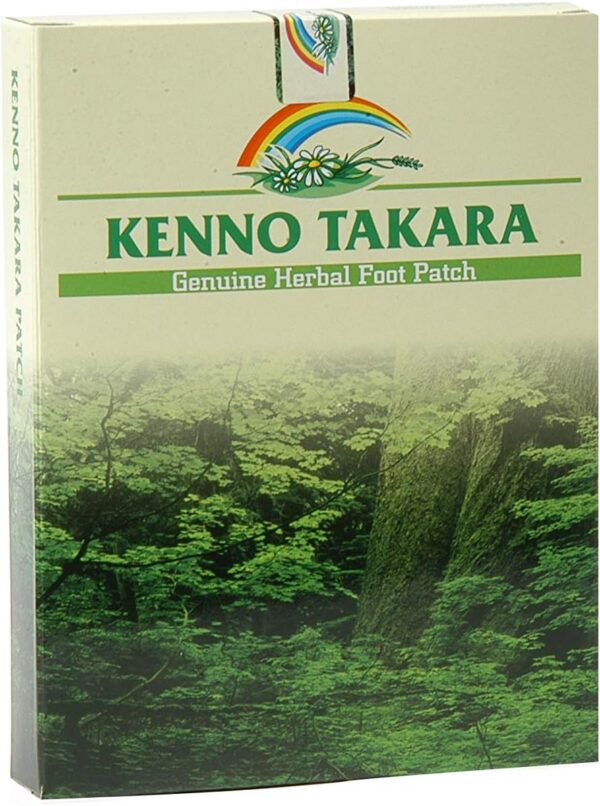 Original Kenno Takara Pflaster Vitalpflaster VEGAN aus JAPAN Mit Natürlichen Kräutern foot Pads, Fusspflaster, Kur- Kräuterpflaster