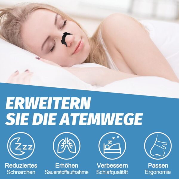 50 Stück Nasenpflaster Schnarchen, Nasenpflaster Besser Atmen, Anti Schnarch Nasenstrips, Nasenpflaster Sport, Anti Schnarch Pflaster Schnarchpflaster, Schnarchstopper, Nasal Strips für Schlaf – Bild 3