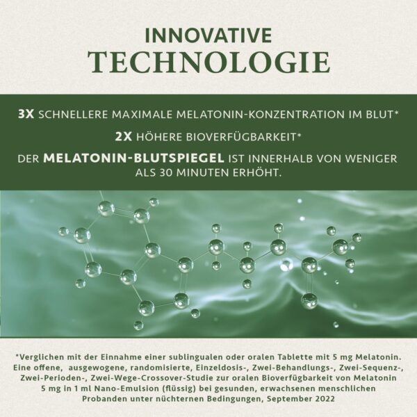 Melatonin Einschlafspray - Schnell wirkendes Melatonin hochdosiert - Melatonin 0,5mg - Extra groß: 214 Tage - Sleep Spray 30ml - 100% Vegan & Zuckerfrei - Satin Naturel – Bild 4