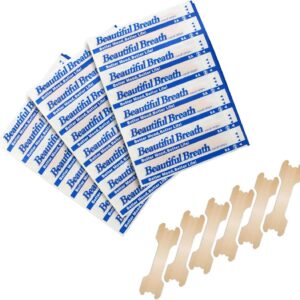 MYMULIKE Nasenpflaster Schnarchen 200 Stück, Besser Atmen Nasenstrips Größe L (66 x 19 mm) Anti-Schnarchen Nasenstrips gegen Schnarchen, für Besseren Schlaf, Bessere Atmung während des Trainings
