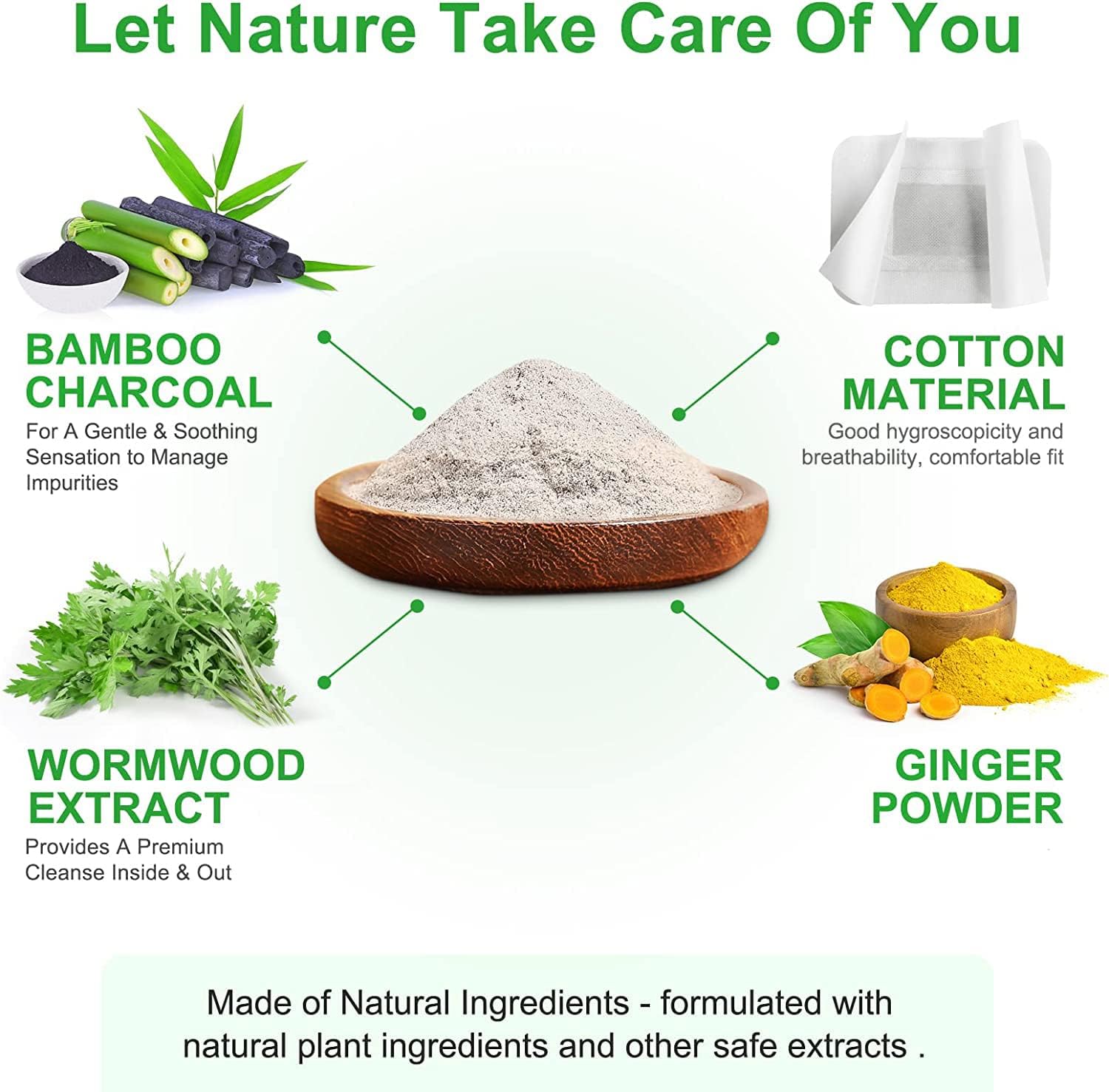 Fußschutz-Pflaster, tief reinigende, effektive Fußpolster, alle natürlichen Inhaltsstoffe für besseren Schlaf und Anti-Stress-Abbau, Ermüdung, steigert die Energie für die Fußpflege – 20 Pads – Bild 5